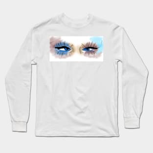 crazy eyes Long Sleeve T-Shirt